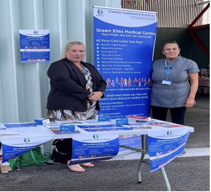 Green Elms Surgery at the Healthier Habits Community Event Sunspot, Jaywick